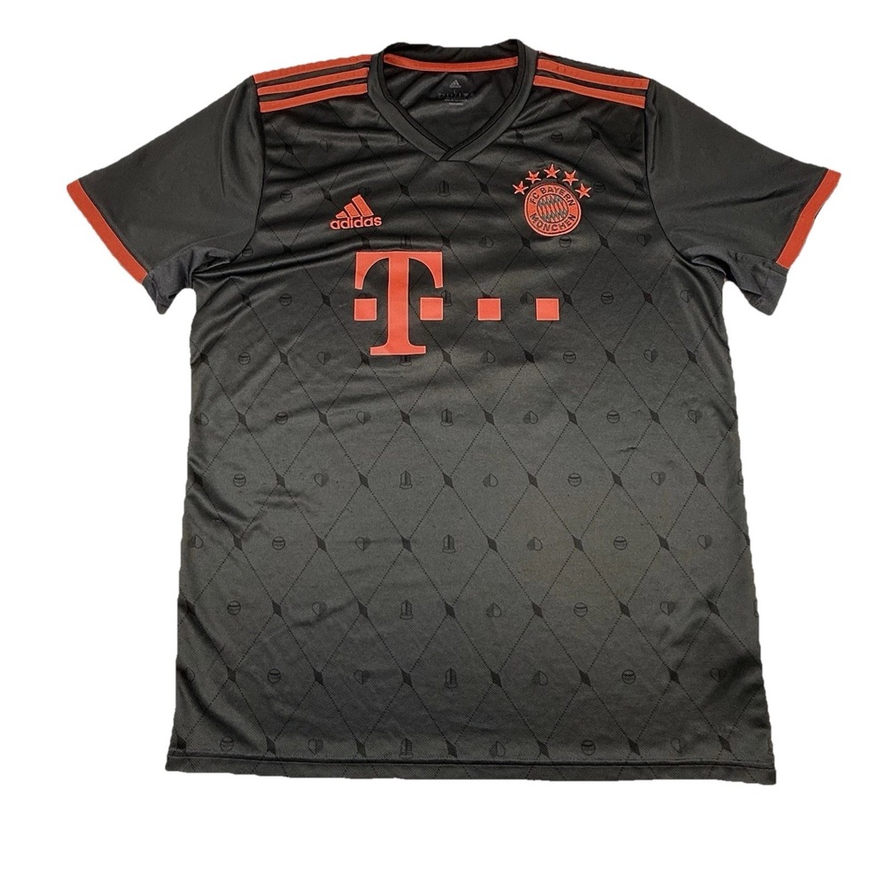 Adidas FC Bayern Munich 2022/23 Third Jersey #17 MANE Men's L Black Short Sleeve